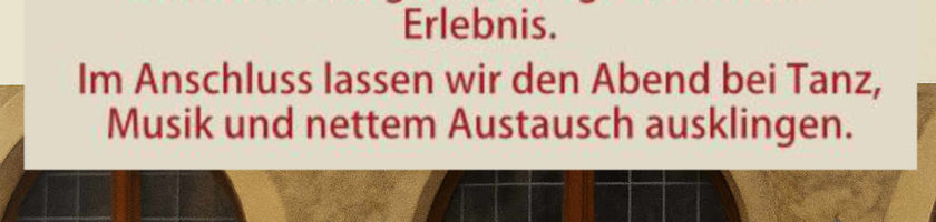 Ablauf unseres Workshop-Tages • 16:00 – 19:00 Uhr Workshop mit unserer Choreografin aus Bulgarien – neue Tänze zum Lernen und Genießen. • 19:00 – 20:30 Uhr Gemeinsames Buffet-Abendessen. • ab 20:30 Uhr Horoteka – Tanzen, Feiern und den Abend in einer tollen Atmosphäre voller bulgarischer Folklorerhythmen ausklingen lassen.